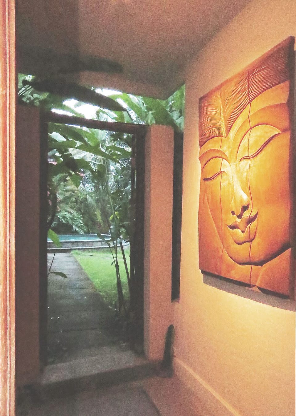 Exit gate to the villa.