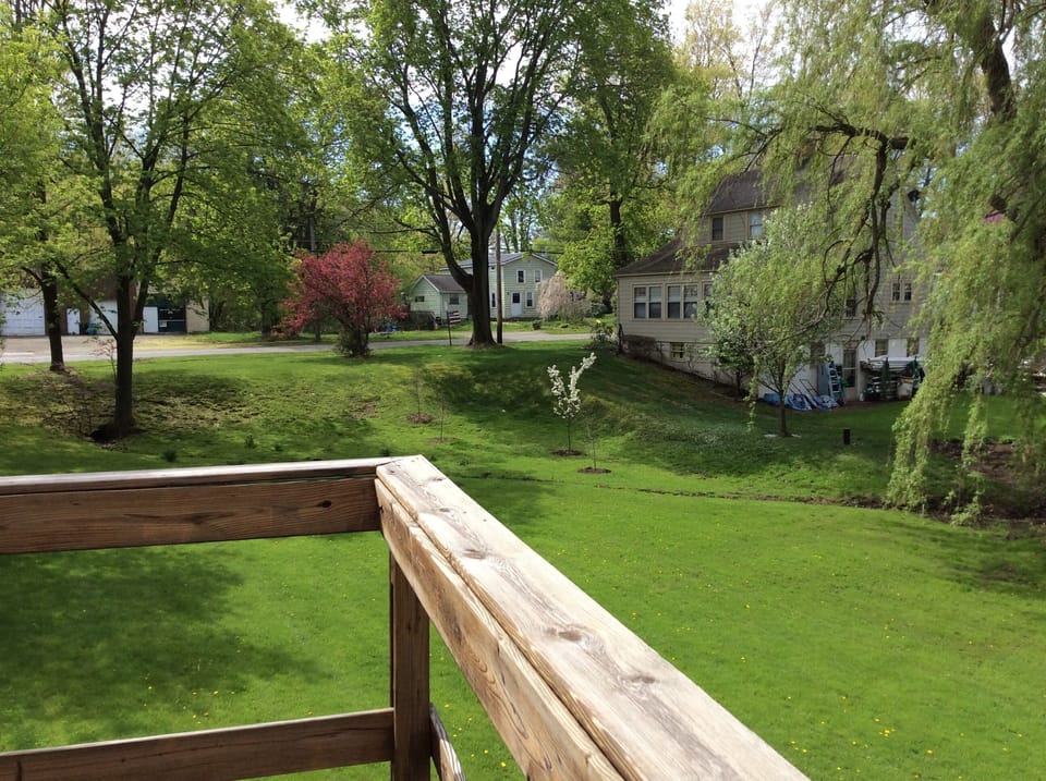 private patio
