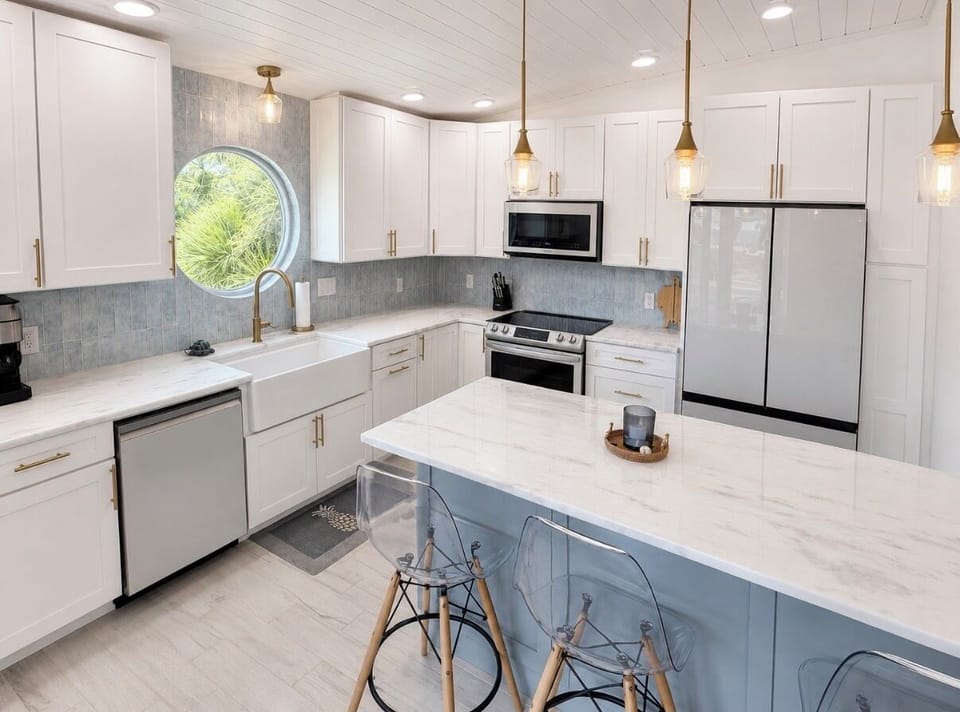 Kitchen updated appliances 