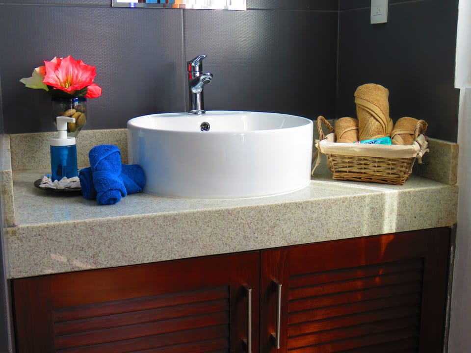 Granite countertops throughout units.