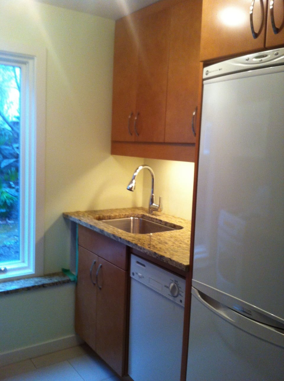 Efficient luxury...yes, that's a dishwasher next to a great fridge and freezer!