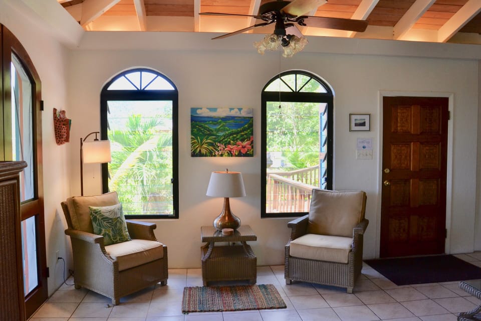 Enjoy local art around the house.