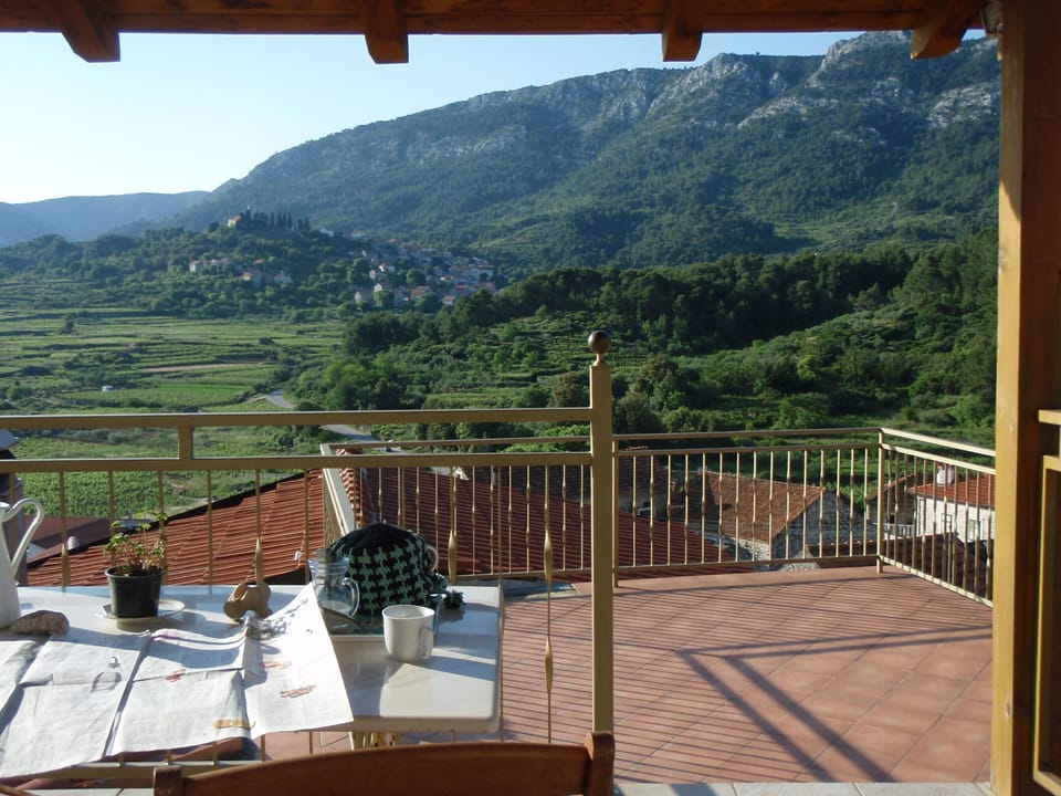 The terrace