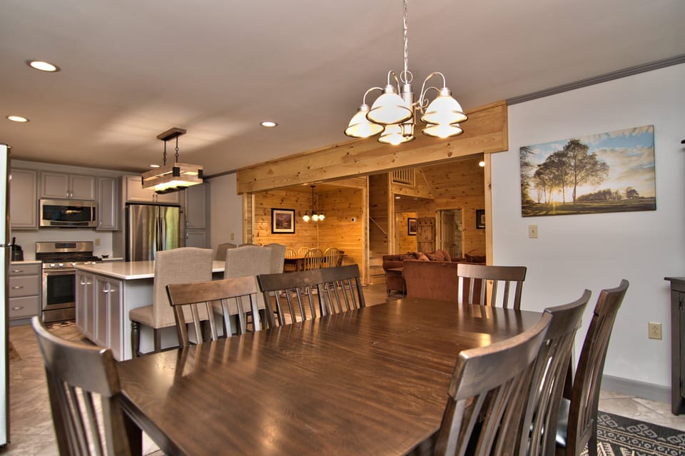 Plenty Of Seating In The Kitchen. Two Refrigerators In Kitchen For Provisions!