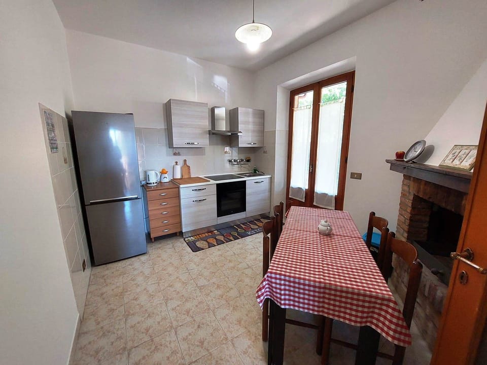 Cucina con terrazza