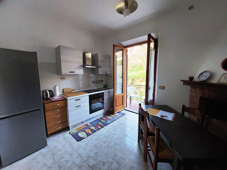 Cucina con terrazza
