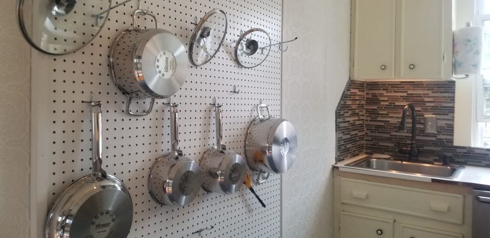 Fully stocked kitchen