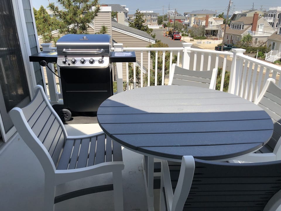 Deck off of living and dining room