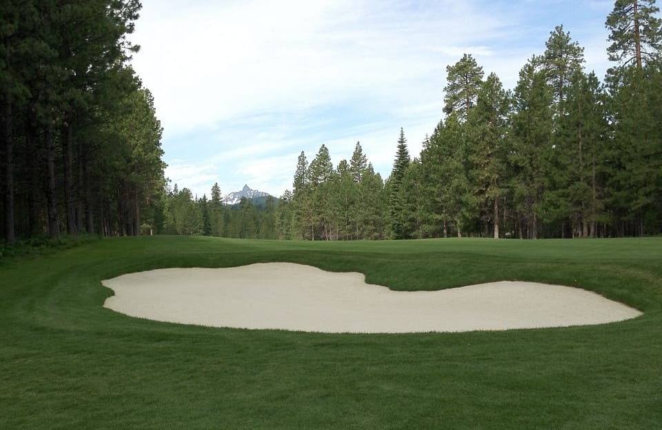 Mt. Washington in the distance on our 12th fairway