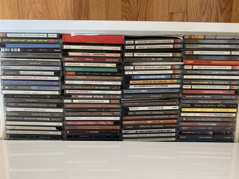 Great collection of CD's available for your use. 