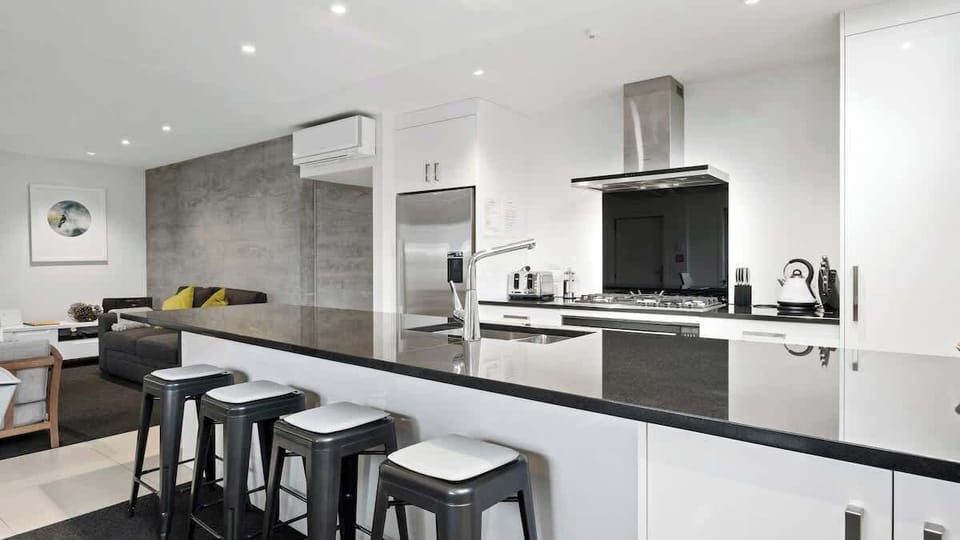 Open plan kitchen, dining & living 