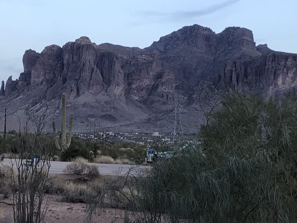 View of Superstition Mountains