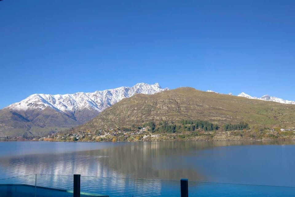 Balcony with stunning Remarkables & Lake views 