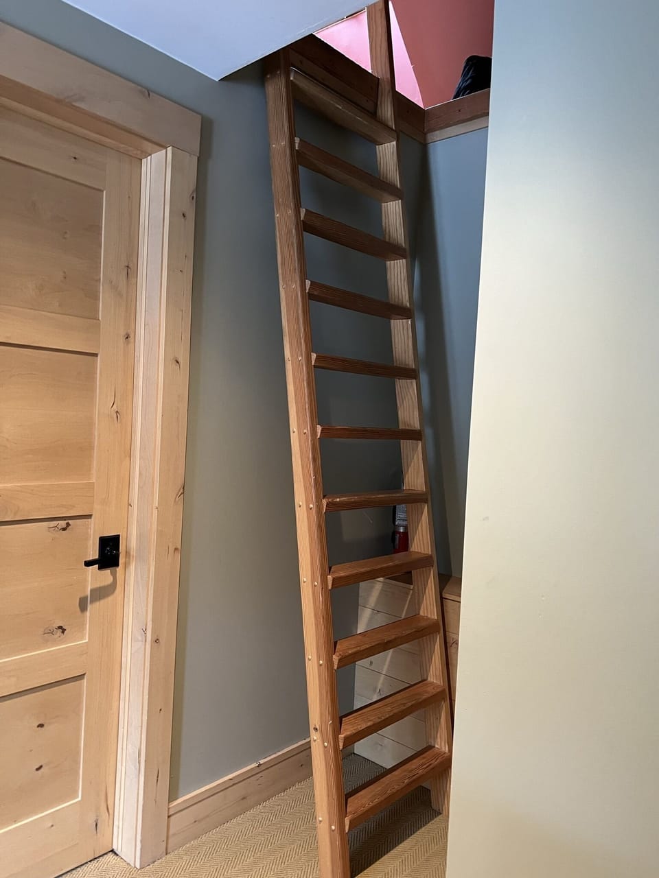 Upper Level Ladder up to Loft
