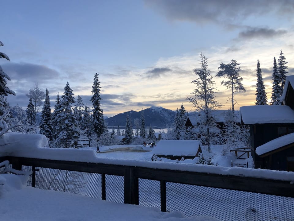 View from Deck in Winter