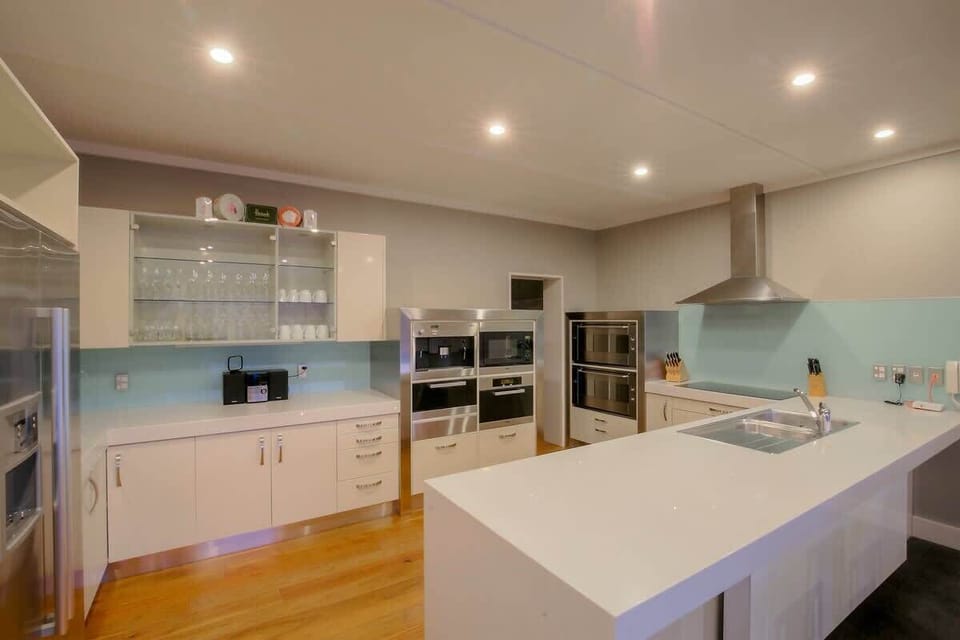 Upstairs main kitchen with butlers pantry 