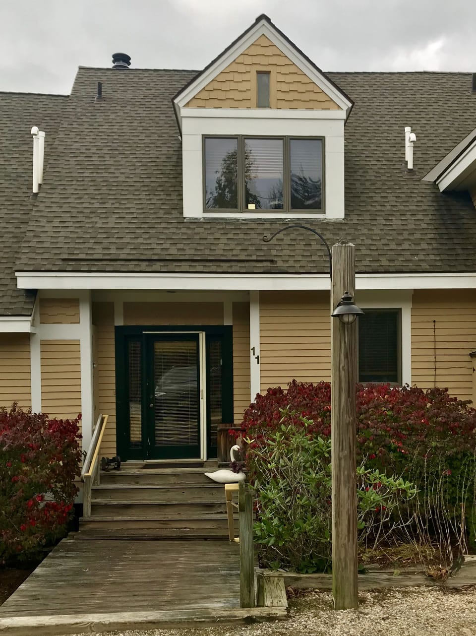Front of our townhouse 