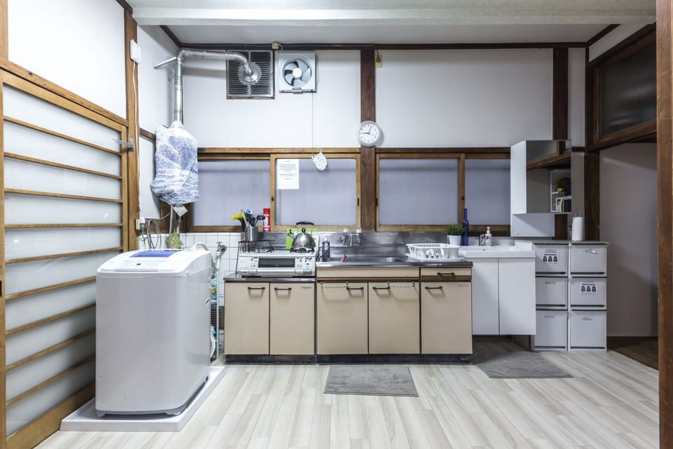 Clean and functional kitchen with all essentials for guests