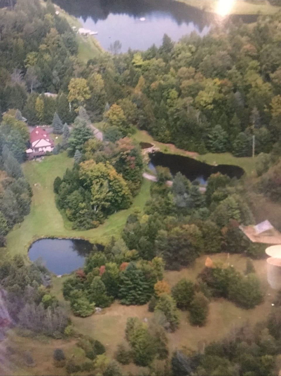 Aerial view of the property
