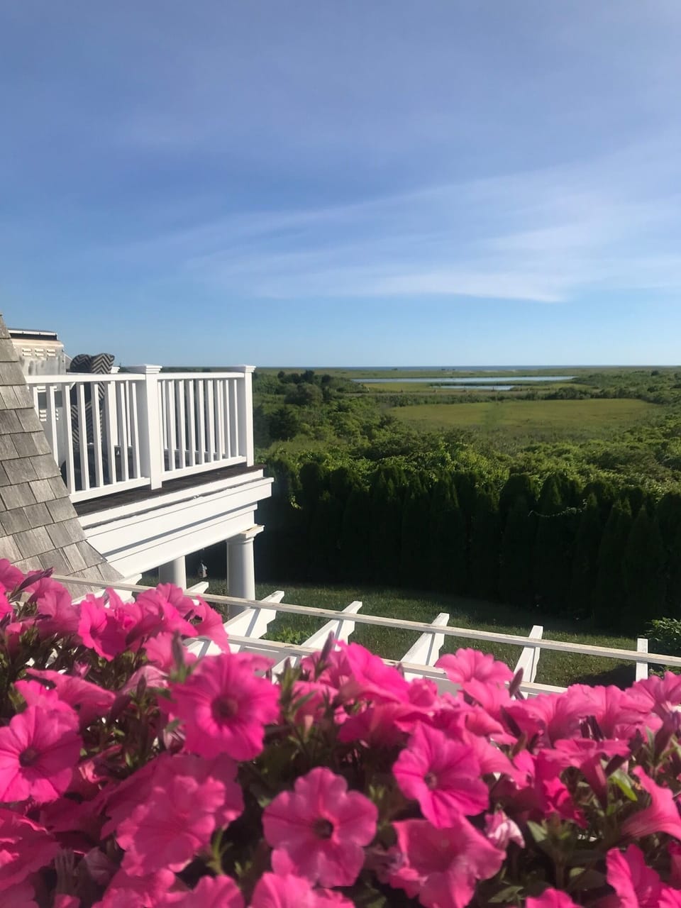 Katama Bay and Atlantic Ocean - From Kitchen