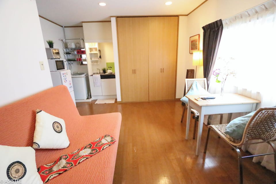 Relax and recharge in this well-lit space perfect for dining, working or watching TV.