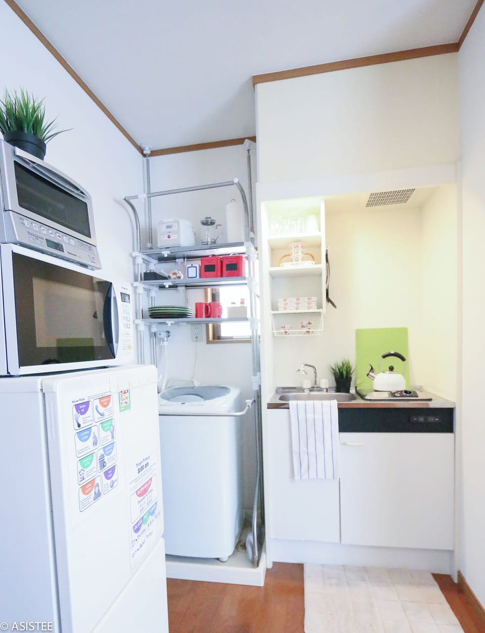 Neat and efficient layout maximises space without compromising on functionality or style