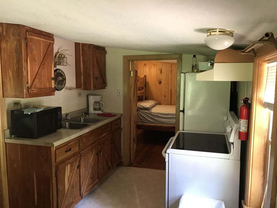 Bedroom 3 off of kitchen. 