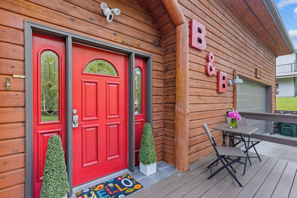 Front entry into the home