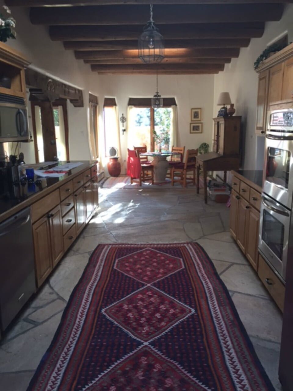 Kitchen and breakfast nook.