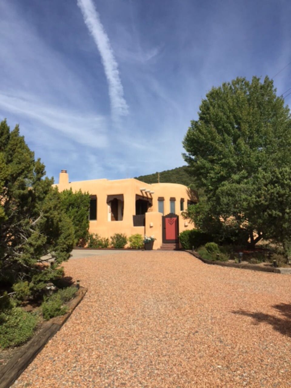 Main entrance drive.