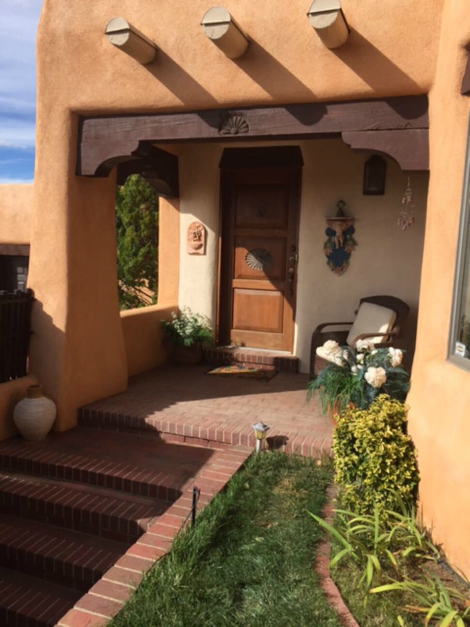 Front door.