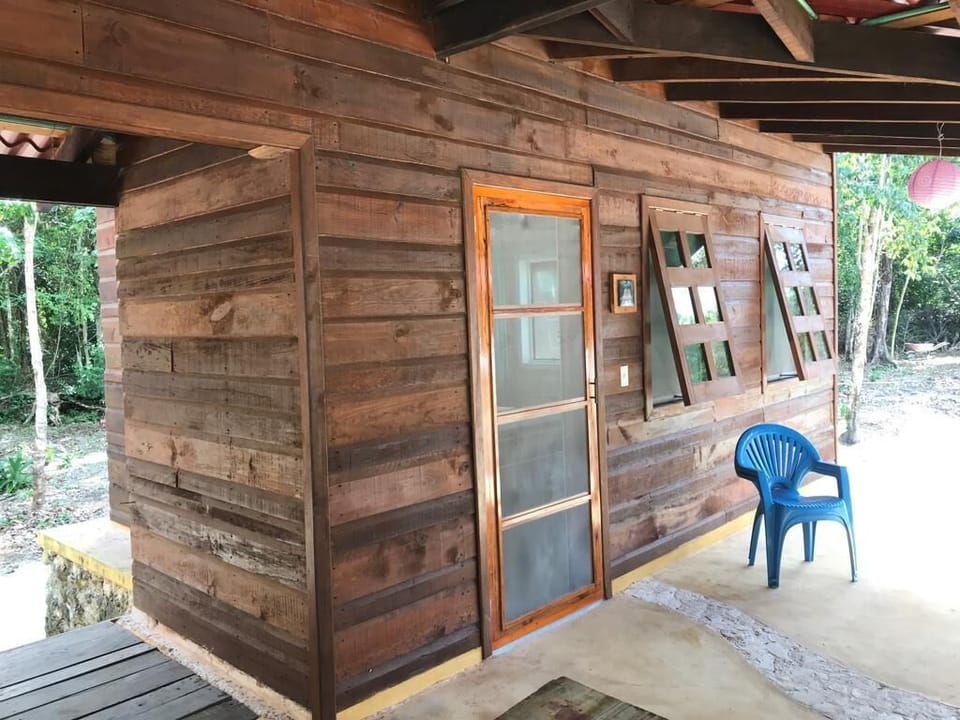 Outdoor view of bedroom