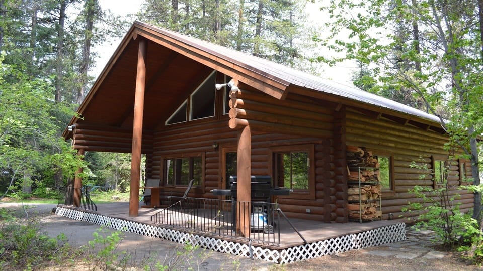 The back of the house.