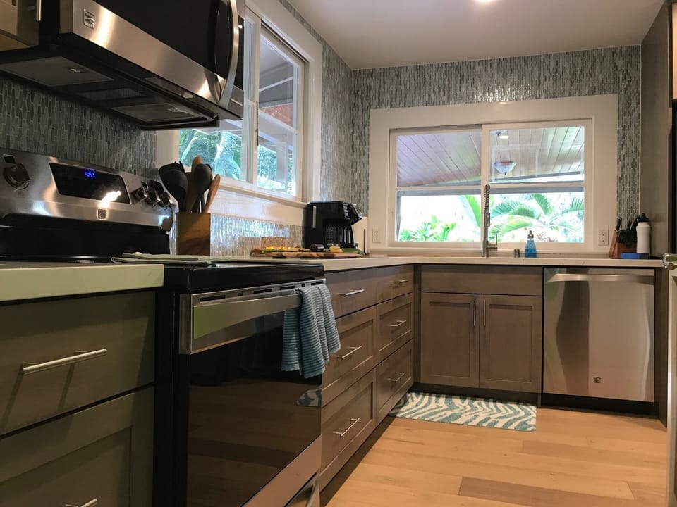 Ocean view as you make your morning coffee.