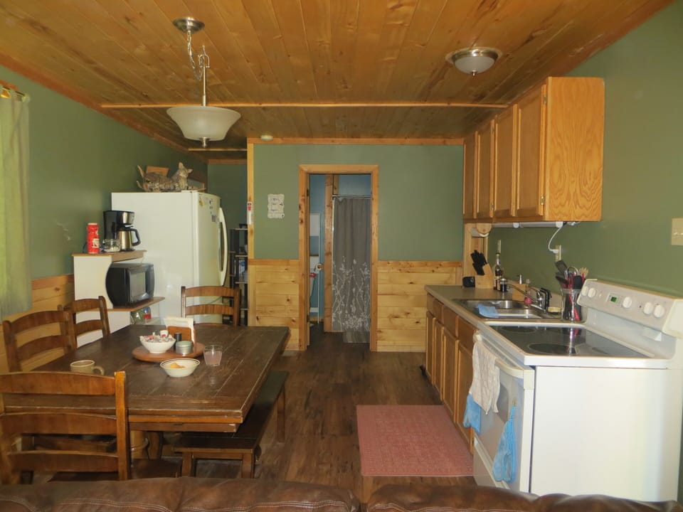 Kitchen and dining area