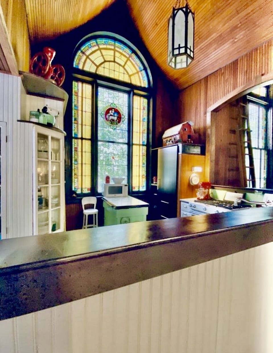 Looking into Kitchen from Dining Room