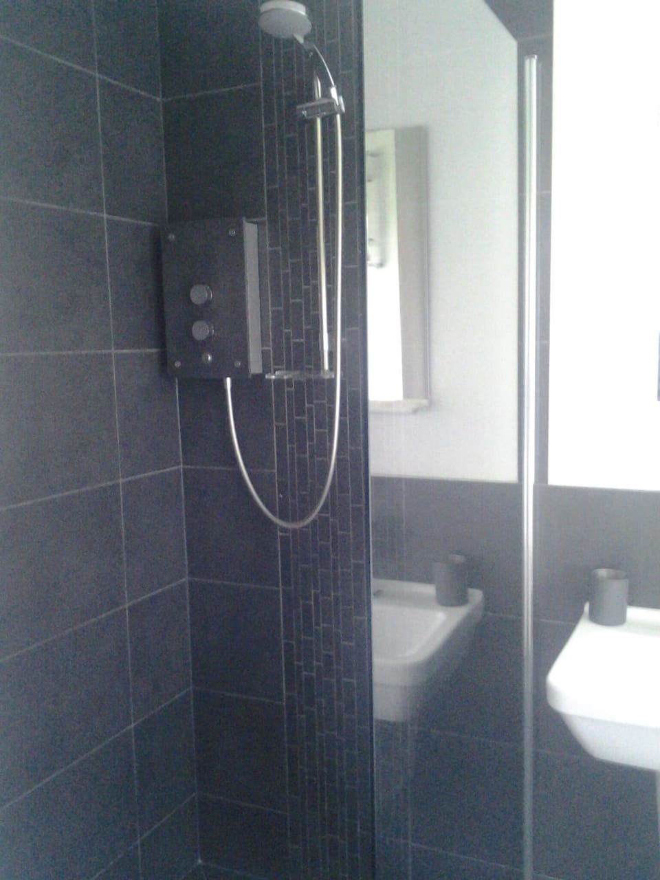 Showering area