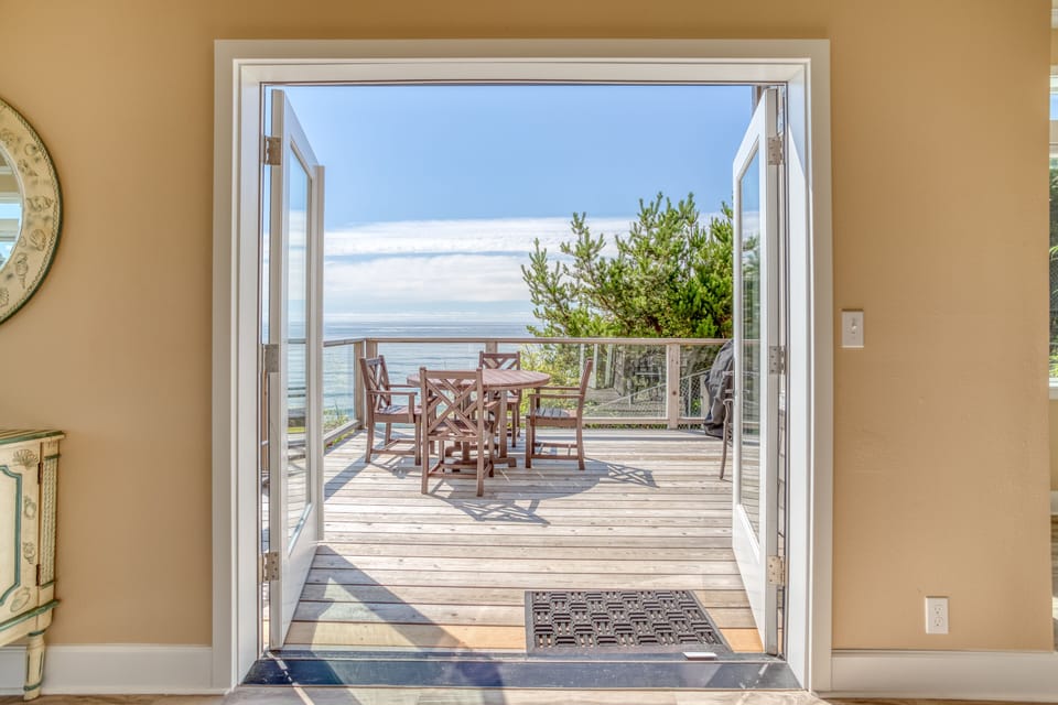 Balcony with Beach View