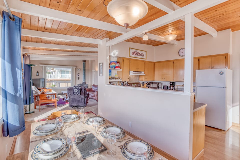 Living space and Kitchen View