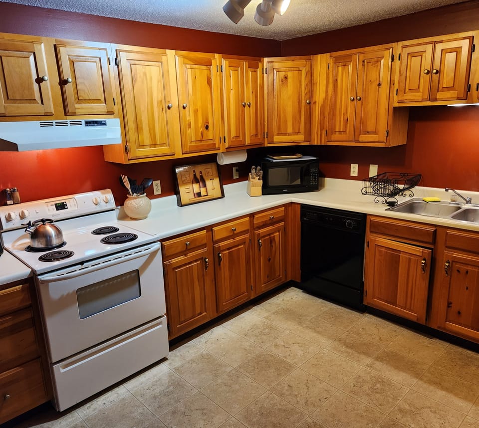 Well-stocked kitchen 