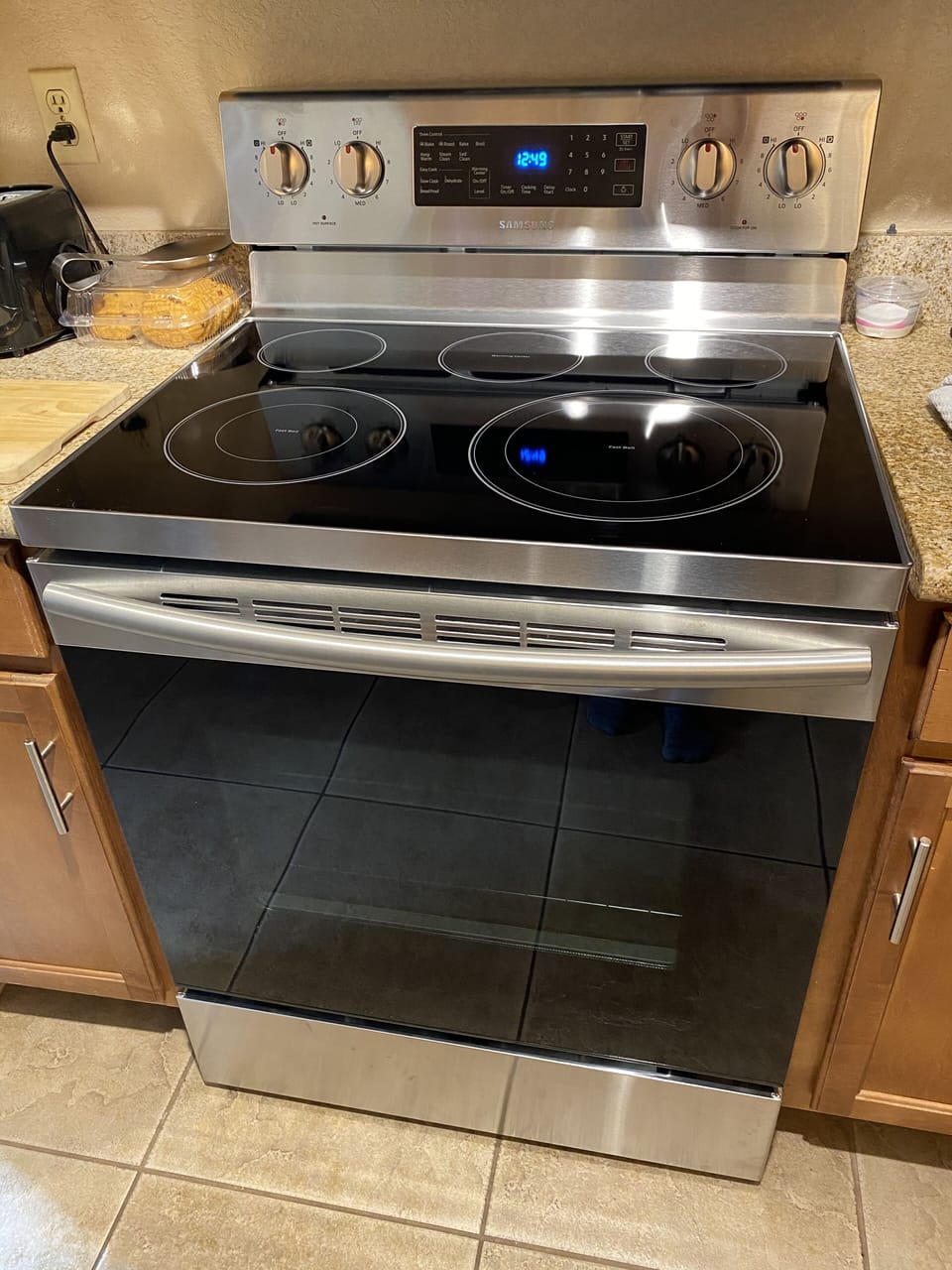 New upgraded stainless Samsung oven