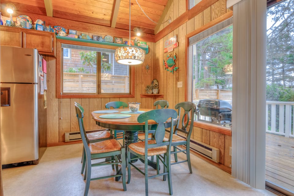 Dining Area with Window Views