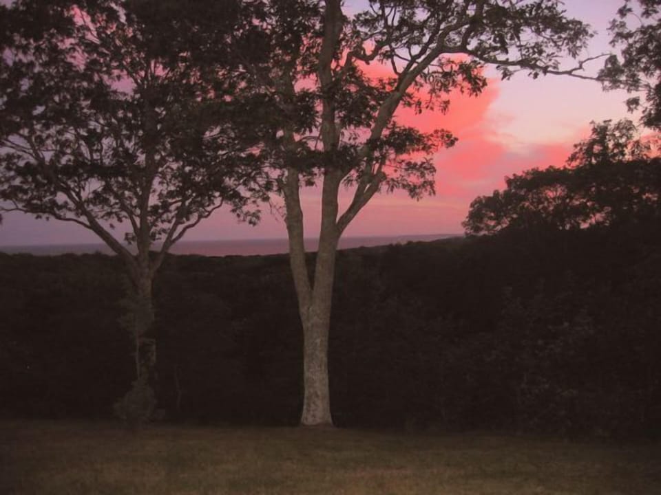 Sunset from the porch