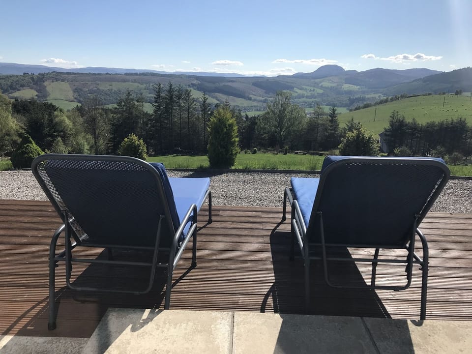  View from the decking area