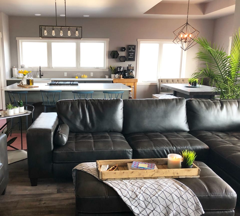 Open Concept Kitchen and Living Room