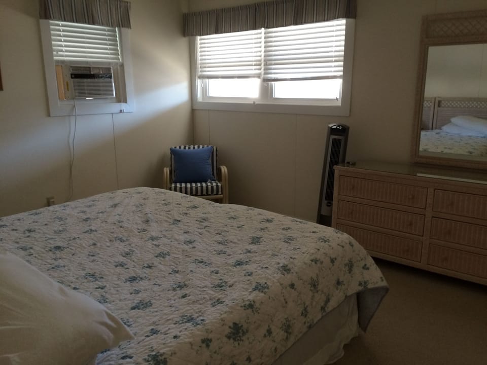 one of three downstairs bedrooms 