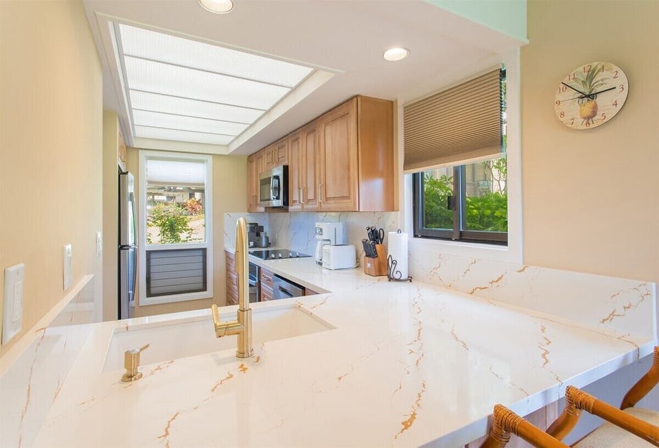 Enjoy all the luxuries of the newly remodeled full kitchen