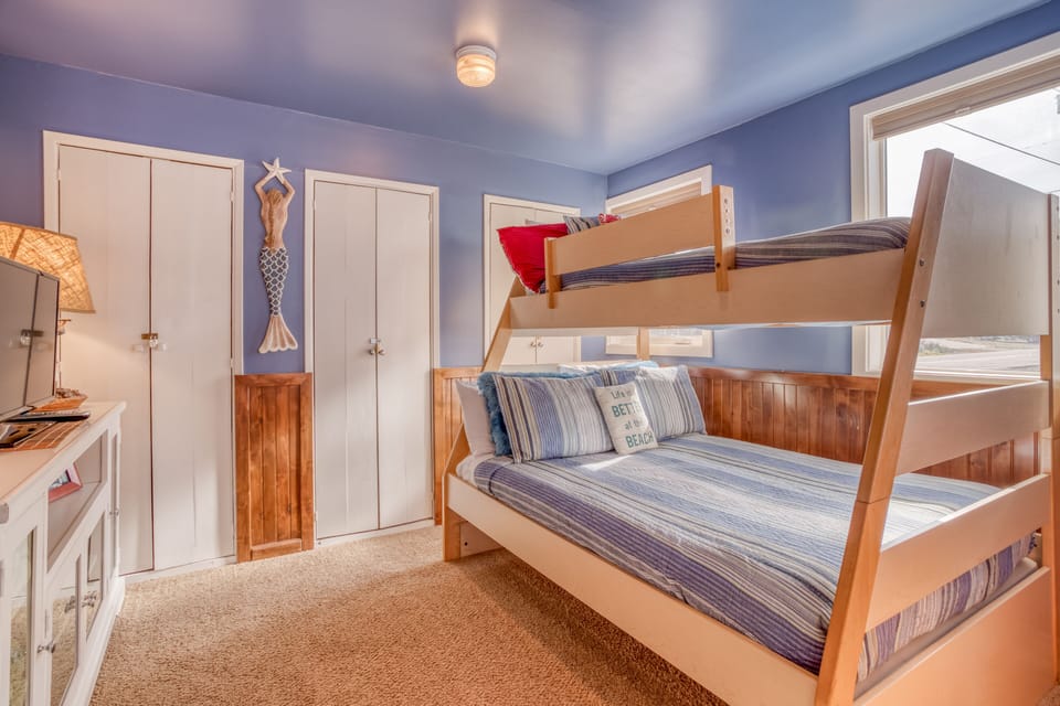 One Full on Bottom/Twin on Top Bunk Bed