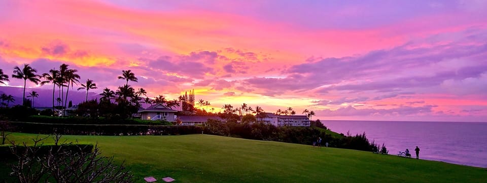 Sunset taking from unit 8204 lanai
