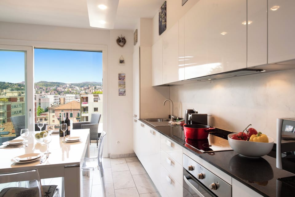Kitchen and dining area